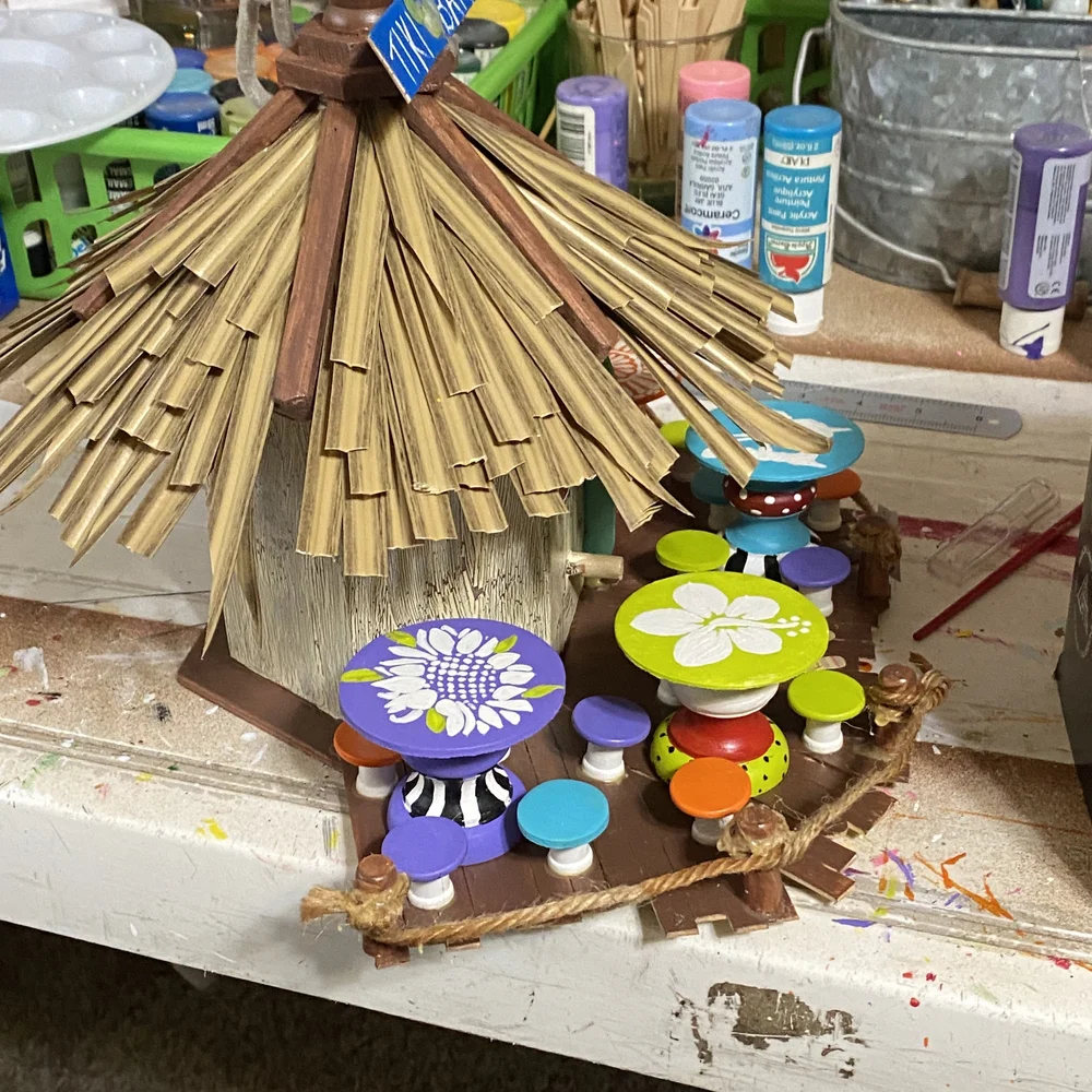 Colorful Decorative Birdhouse